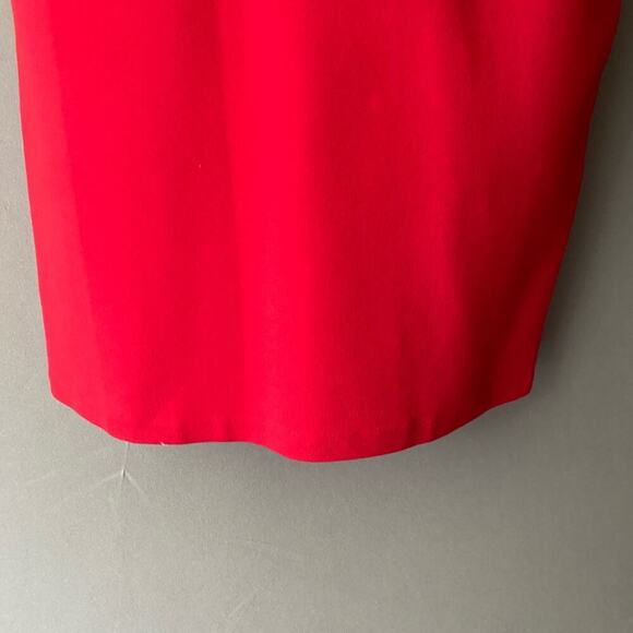 Parker sz XS Red Sheer Cutout Bodycon Sheath Mini Dress - Picture 3 of 10